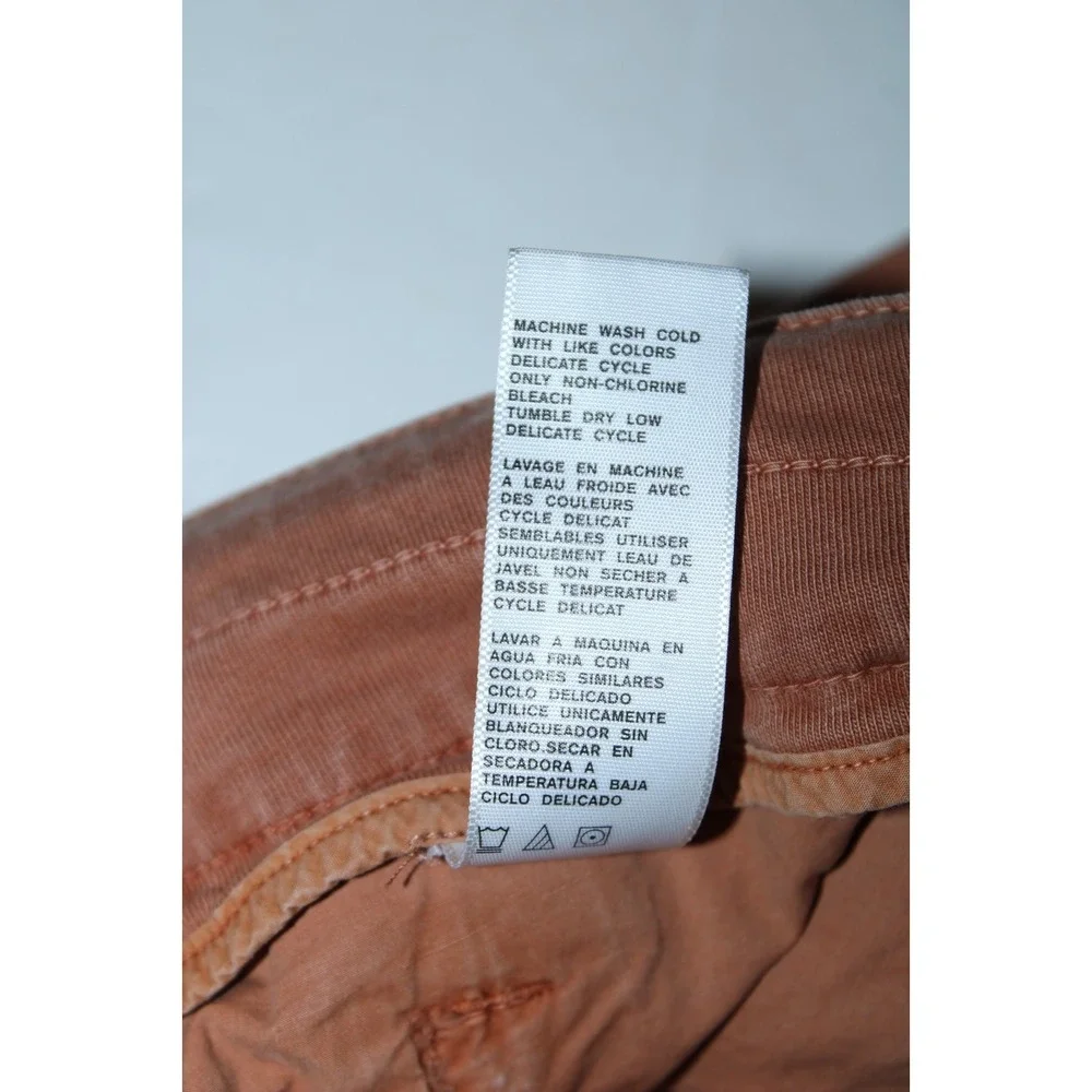 James Perse Men's Size 0/XS Orange Zipper Pocket Shorts - Picture 7 of 8